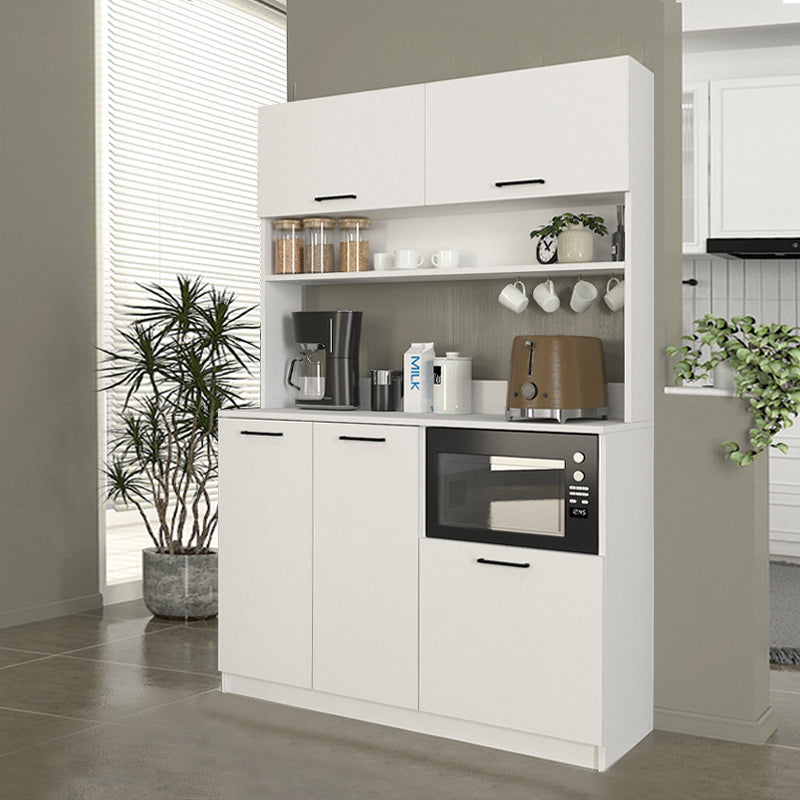 Έπιπλο Κουζίνας Tuco 3 Χρώμα Λευκό 123,8x40x180