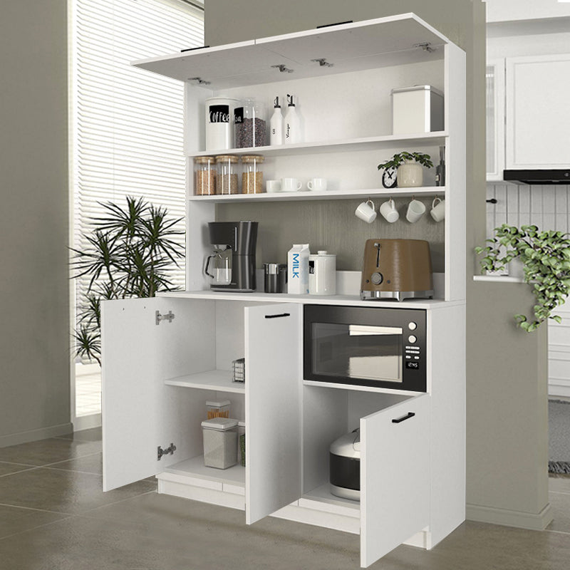 Έπιπλο Κουζίνας Tuco 3 Χρώμα Λευκό 123,8x40x180