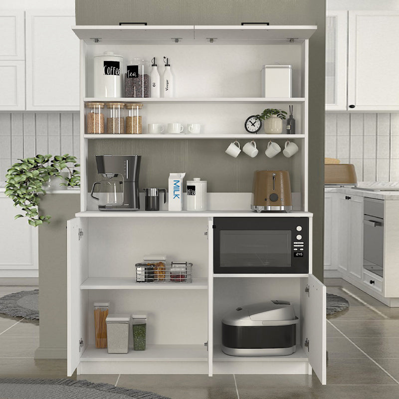 Έπιπλο Κουζίνας Tuco 3 Χρώμα Λευκό 123,8x40x180