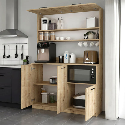 Tuco 3 Kitchen Furniture Sapphire Oak 123.8x40x180