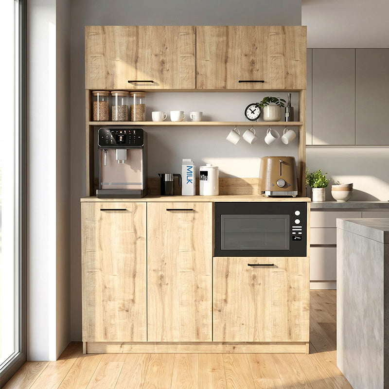 Tuco 3 Kitchen Furniture Sapphire Oak 123.8x40x180