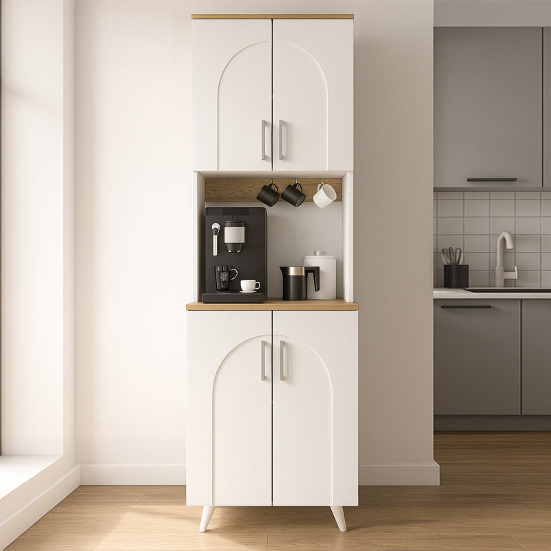 Έπιπλο Κουζίνας Kalira 2 Χρώμα Λευκό - Rota Oak 60x40x196