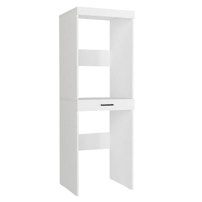 Έπιπλο Πλυντηρίου - Στεγνωτηρίου Fika Χρώμα Λευκό 67x61,8x198,5