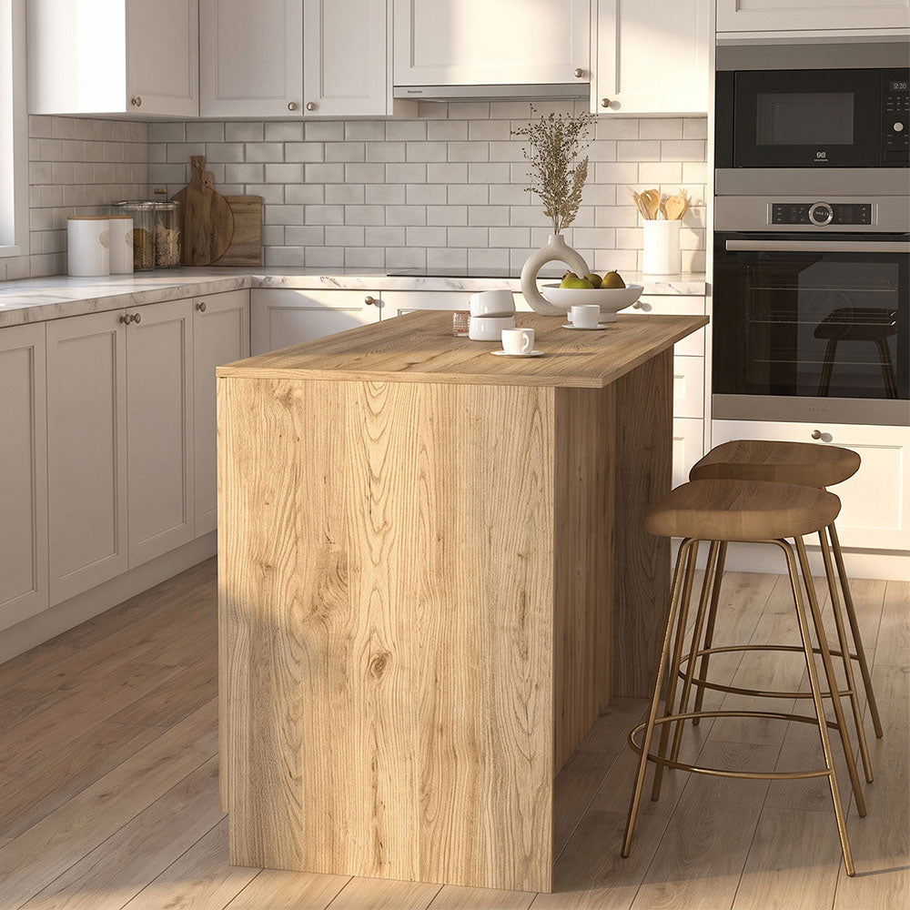 Τραπέζι - Πάγκος Κουζίνας Peres Χρώμα Sepet Oak 150x70x91,8