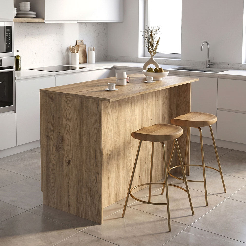 Τραπέζι - Πάγκος Κουζίνας Peres Χρώμα Sepet Oak 150x70x91,8