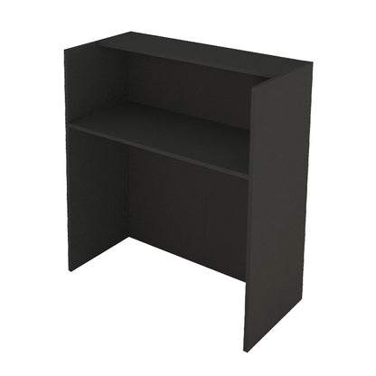 Γραφείο Υποδοχής - Reception Aloha με LED Χρώμα Ανθρακί - Sepet Oak 95,5x40x110,3