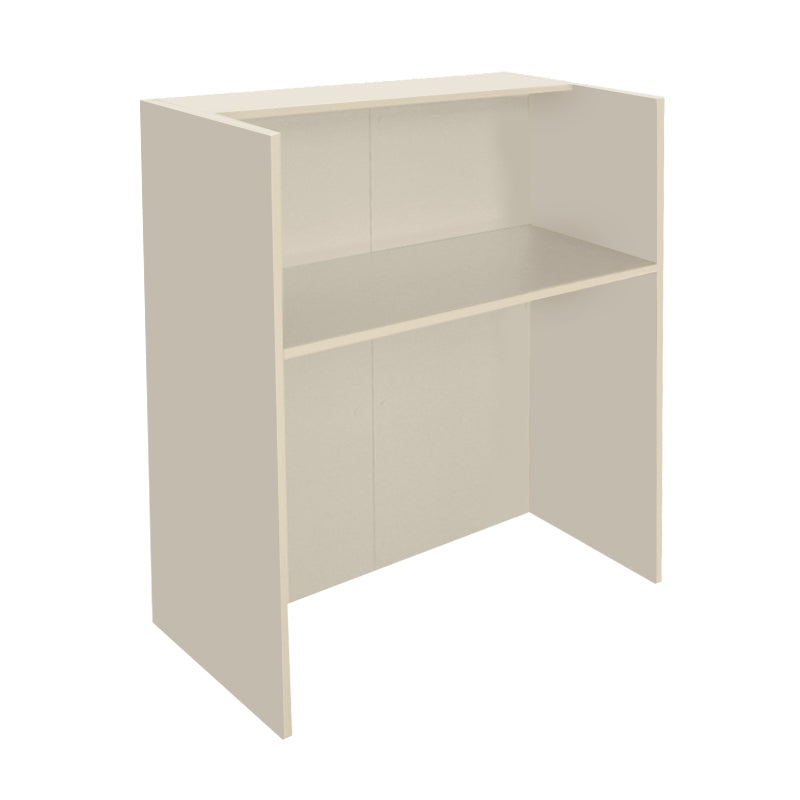 Γραφείο Υποδοχής - Reception Karibu με LED Χρώμα Sandstone - Sepet Oak 90x40x100