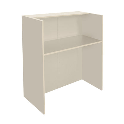 Γραφείο Υποδοχής - Reception Karibu με LED Χρώμα Sandstone - Sepet Oak 90x40x100