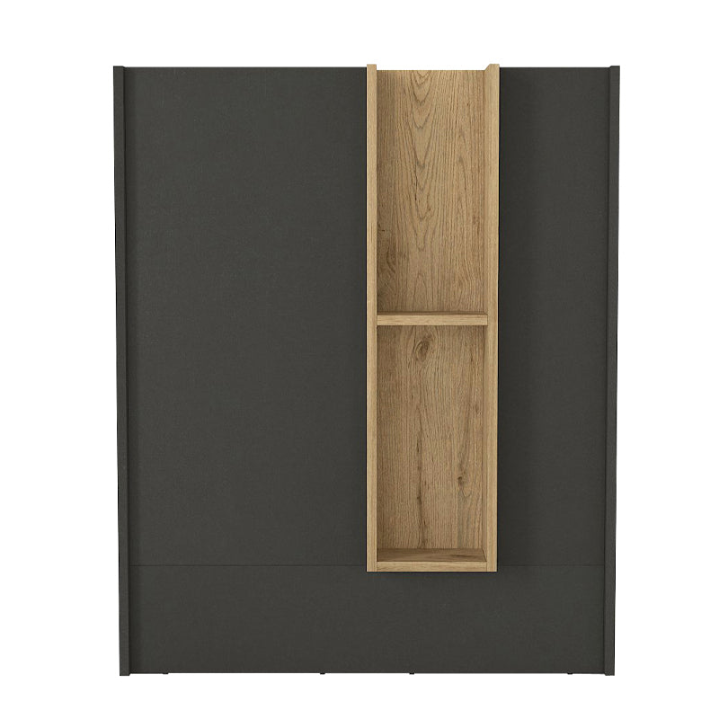 Γραφείο Υποδοχής - Reception Bonveno Χρώμα Ανθρακί - Sepet Oak 90x43,2x110