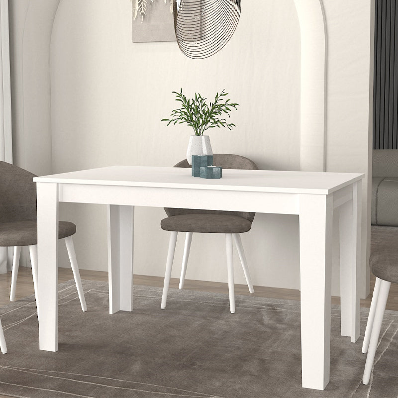 Τραπέζι Darlen Χρώμα Λευκό 125x72x74