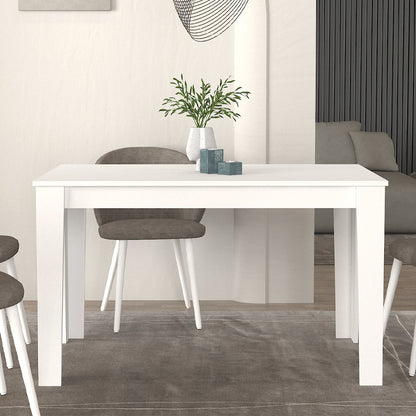 Τραπέζι Darlen Χρώμα Λευκό 125x72x74