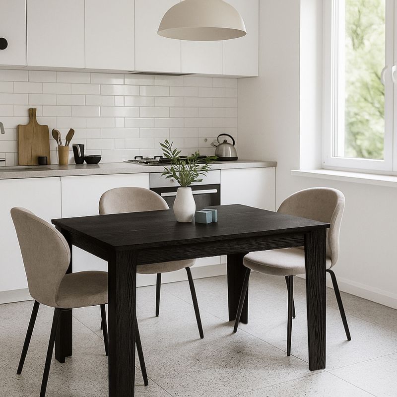 Τραπέζι Darlen Χρώμα Sencron Black 125x72x74