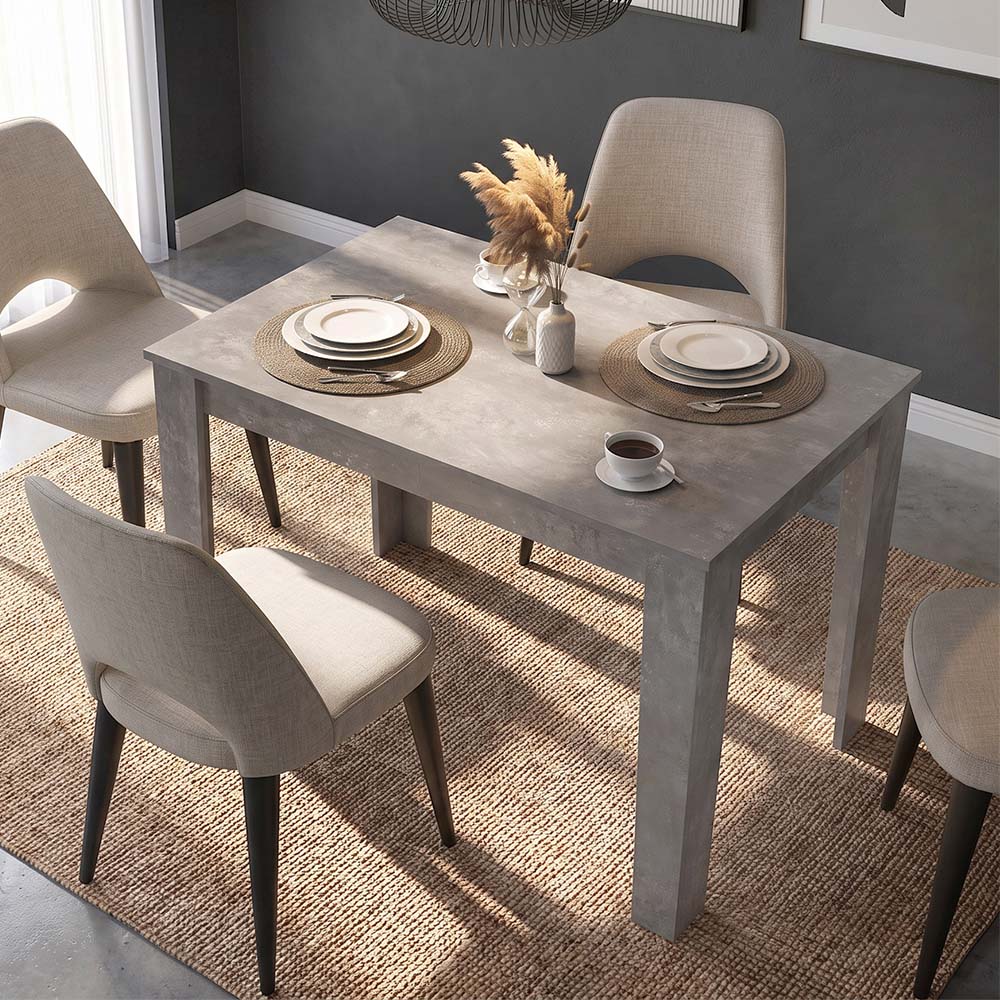 Table Darlen Concrete Grey 125x72x74
