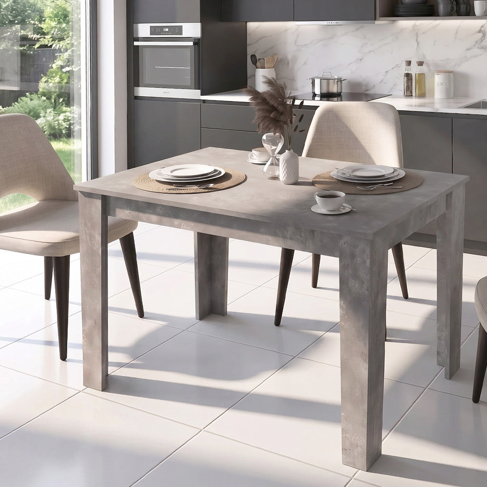 Table Darlen Concrete Grey 125x72x74