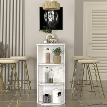 Τραπέζι Μπαρ Vigne Χρώμα Λευκό Εφέ Μαρμάρου 150x51,6x101,8