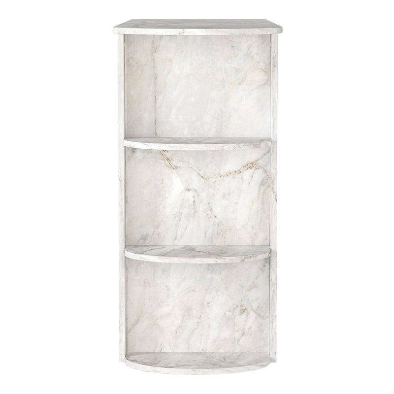 Τραπέζι Μπαρ Vigne Χρώμα Λευκό Εφέ Μαρμάρου 150x51,6x101,8