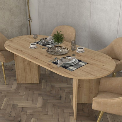 Τραπέζι Cortado Χρώμα Sapphire Oak 200x90x74