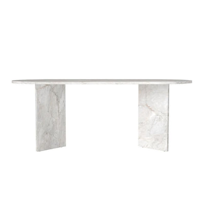 Τραπέζι Cortado Χρώμα Λευκό Εφέ Μαρμάρου 200x90x74