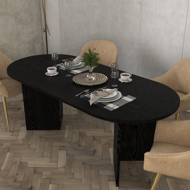 Τραπέζι Cortado Χρώμα Sencron Black 200x90x74