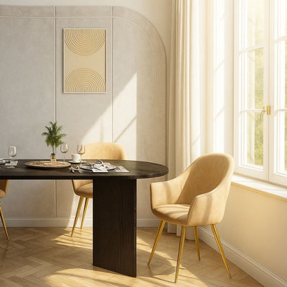 Τραπέζι Cortado Χρώμα Sencron Black 200x90x74