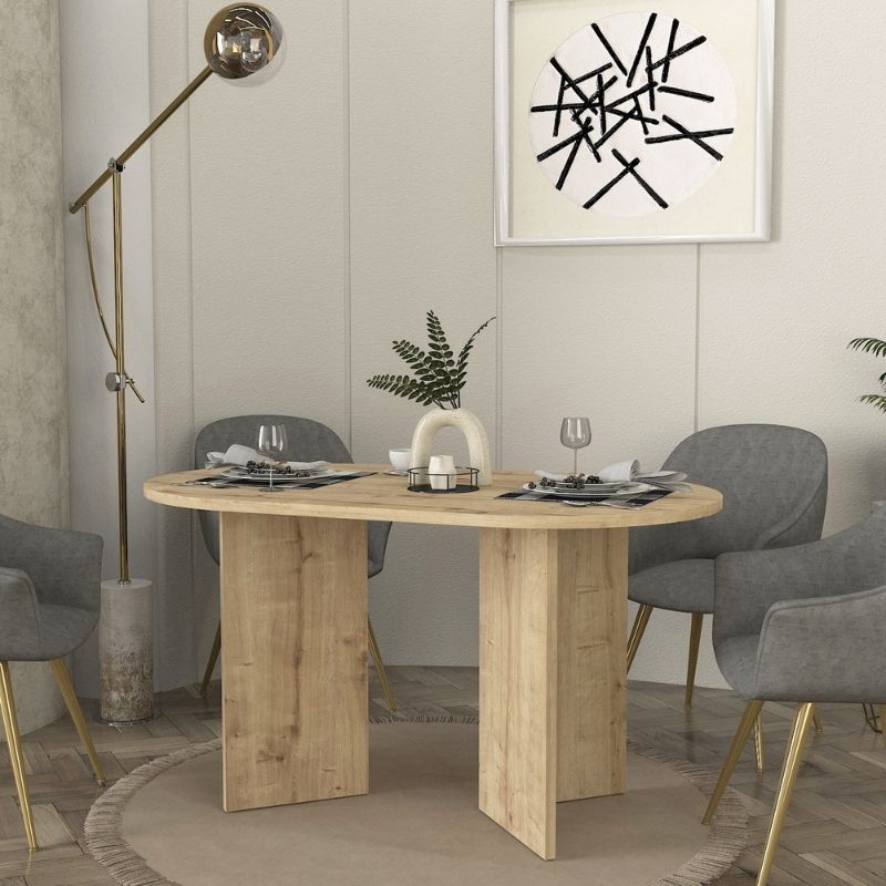 Τραπέζι Cortado Χρώμα Sapphire Oak 138x80x75