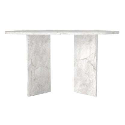 Τραπέζι Cortado Χρώμα Λευκό Εφέ Μαρμάρου 138x80x75