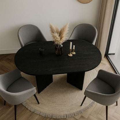 Τραπέζι Cortado Χρώμα Sencron Black 138x80x75