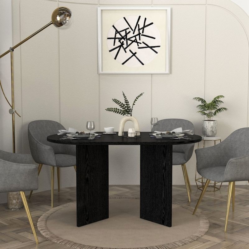 Τραπέζι Cortado Χρώμα Sencron Black 138x80x75