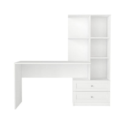 Γραφείο Εργασίας Mantra Χρώμα Λευκό 150x60x152