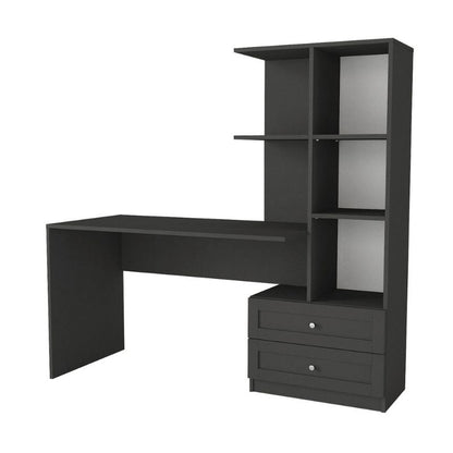 Γραφείο Εργασίας Mantra Χρώμα Ανθρακί 150x60x152