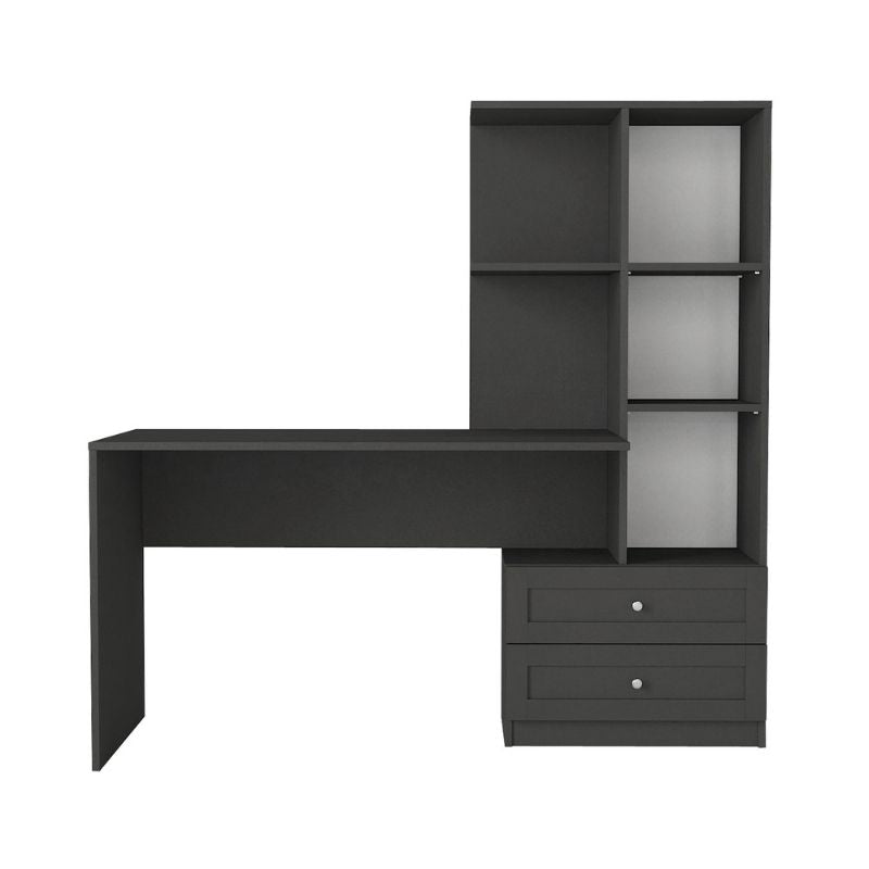 Γραφείο Εργασίας Mantra Χρώμα Ανθρακί 150x60x152