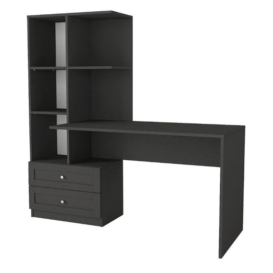 Γραφείο Εργασίας Mantra Χρώμα Ανθρακί 150x60x152