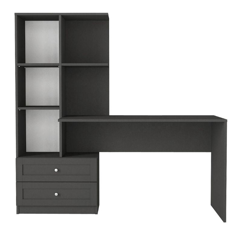 Γραφείο Εργασίας Mantra Χρώμα Ανθρακί 150x60x152