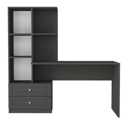 Γραφείο Εργασίας Mantra Χρώμα Ανθρακί 150x60x152