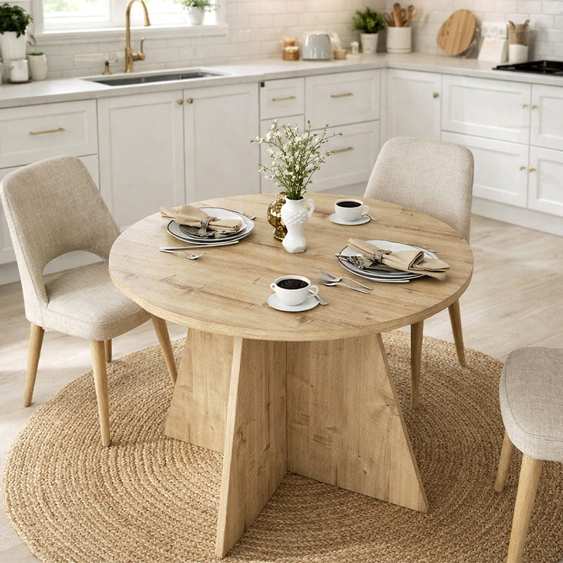 Τραπέζι Tailor Χρώμα Sapphire Oak Ø100x75,7