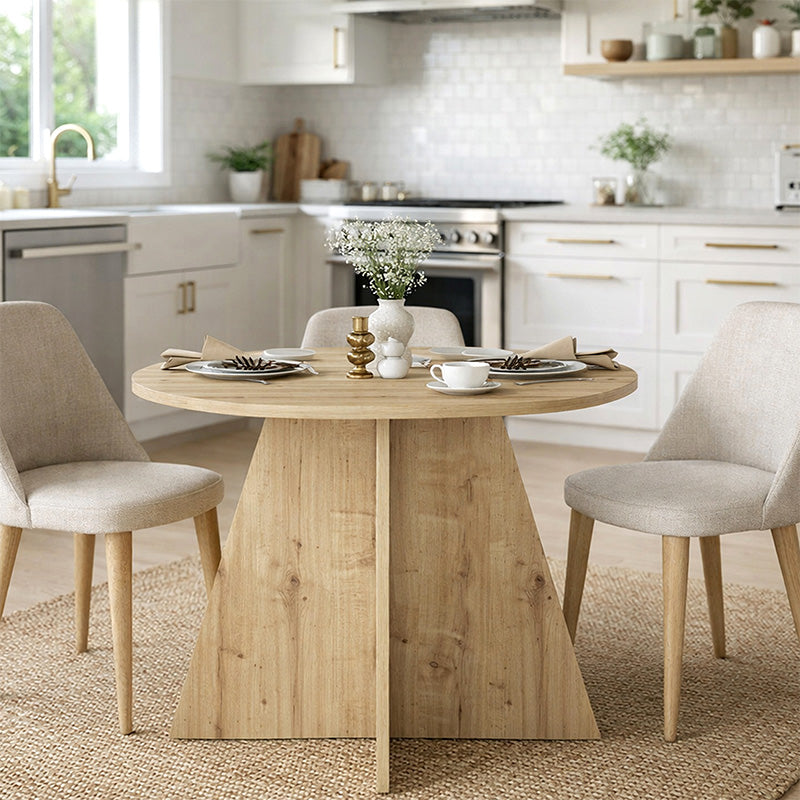 Τραπέζι Tailor Χρώμα Sapphire Oak Ø100x75,7