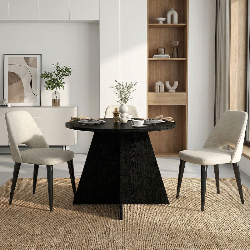 Τραπέζι Tailor Χρώμα Sencron Black Ø100x75,7