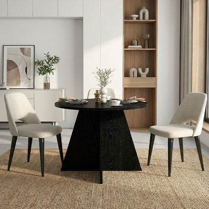 Τραπέζι Tailor Χρώμα Sencron Black Ø100x75,7