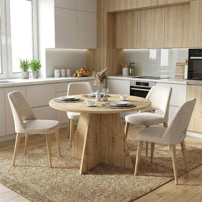 Τραπέζι Tailor Χρώμα Sapphire Oak Ø120x75,7