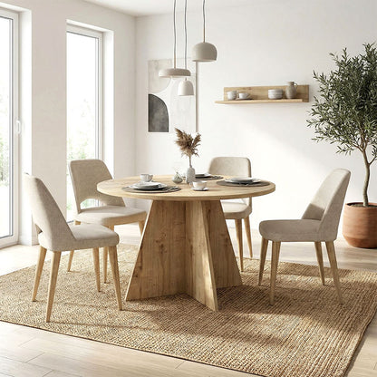 Τραπέζι Tailor Χρώμα Sapphire Oak Ø120x75,7