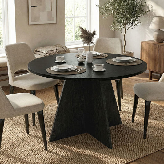 Τραπέζι Tailor Χρώμα Sencron Black Ø120x75,7