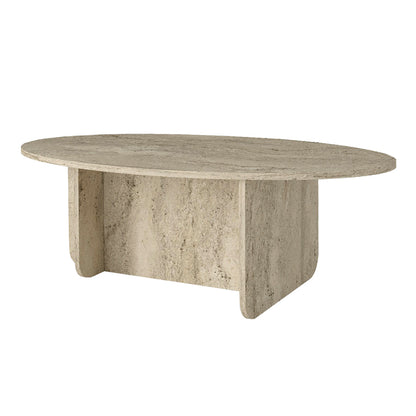 Τραπεζάκι Σαλονιού Ravey Χρώμα Travertine 120x60x39,6