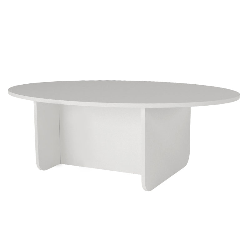 Τραπεζάκι Σαλονιού Ravey Χρώμα Λευκό 120x60x39,6