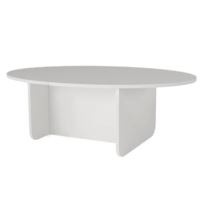Τραπεζάκι Σαλονιού Ravey Χρώμα Λευκό 120x60x39,6