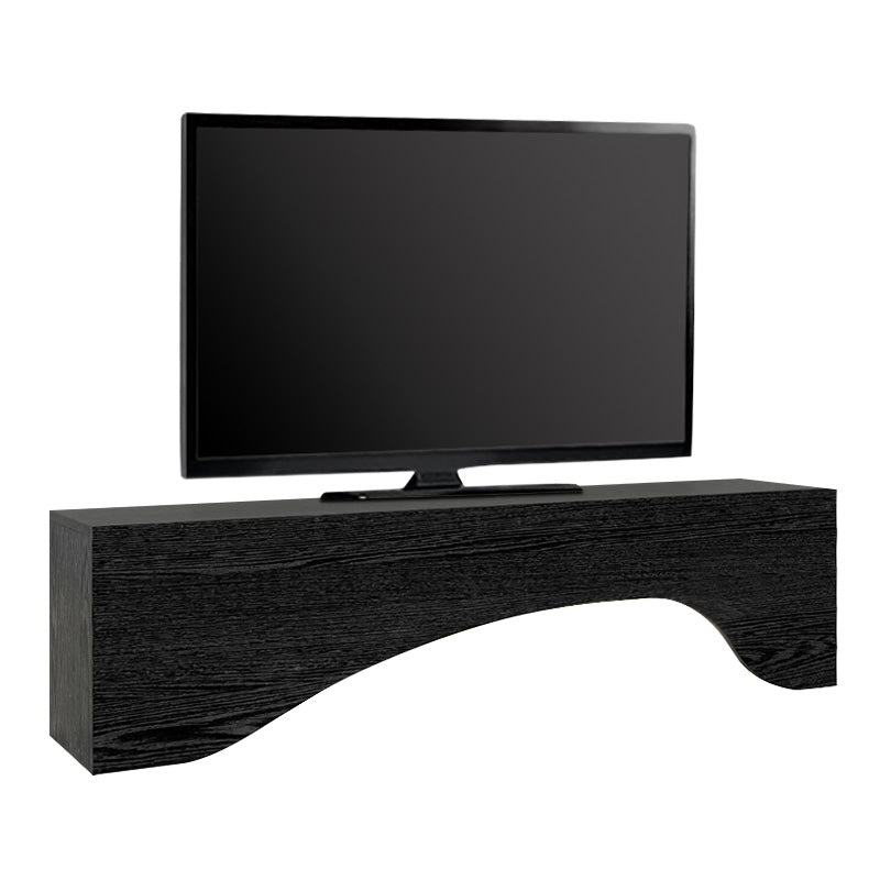 Έπιπλο Τηλεόρασης Mara με LED Χρώμα Sencron Black 150x31,4x40