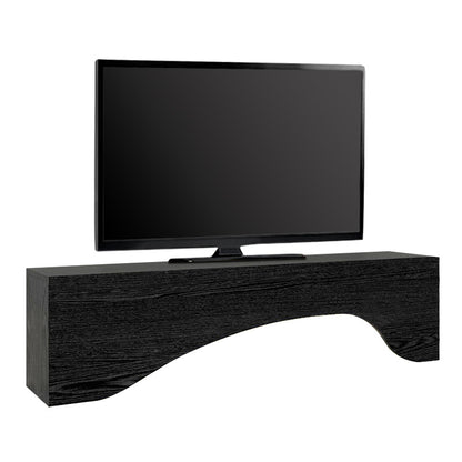Έπιπλο Τηλεόρασης Mara με LED Χρώμα Sencron Black 150x31,4x40