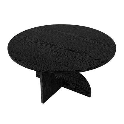 Τραπεζάκι Σαλονιού Mara Χρώμα Sencron Black Ø75x36,8