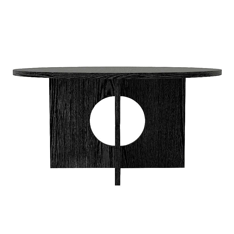 Τραπεζάκι Σαλονιού Mara Χρώμα Sencron Black Ø75x36,8