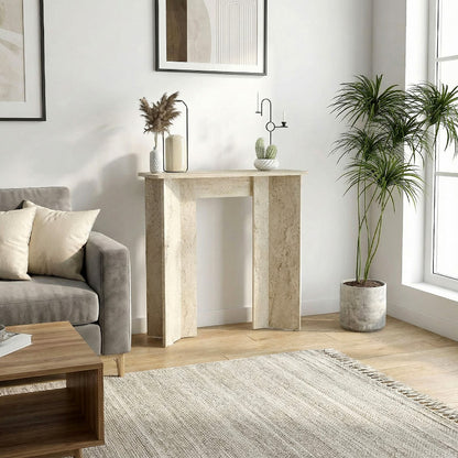 Κονσόλα Mara Χρώμα Travertine 90x29,6x91,8