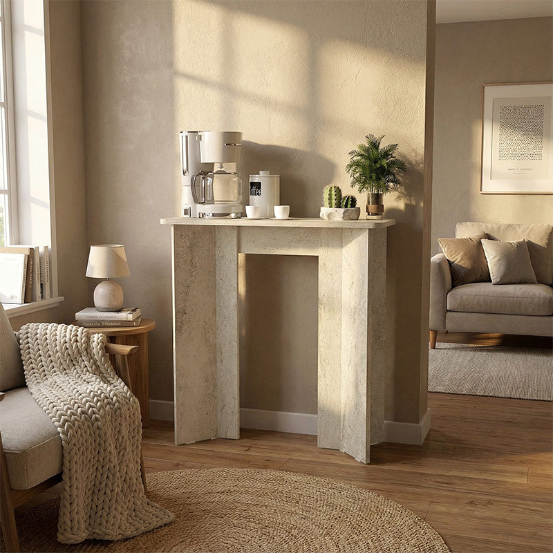 Κονσόλα Mara Χρώμα Travertine 90x29,6x91,8